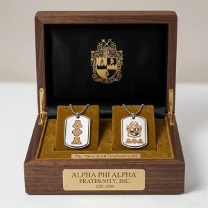Alpha Phi Alpha dog tags