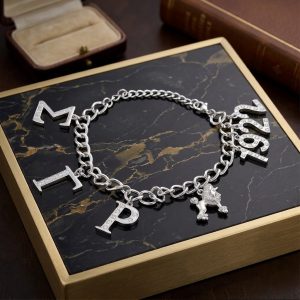 Sigma Gamma Rho Three Letter Charm Bracelet