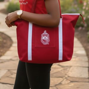 Delta Sigma Theta Canvas Bag