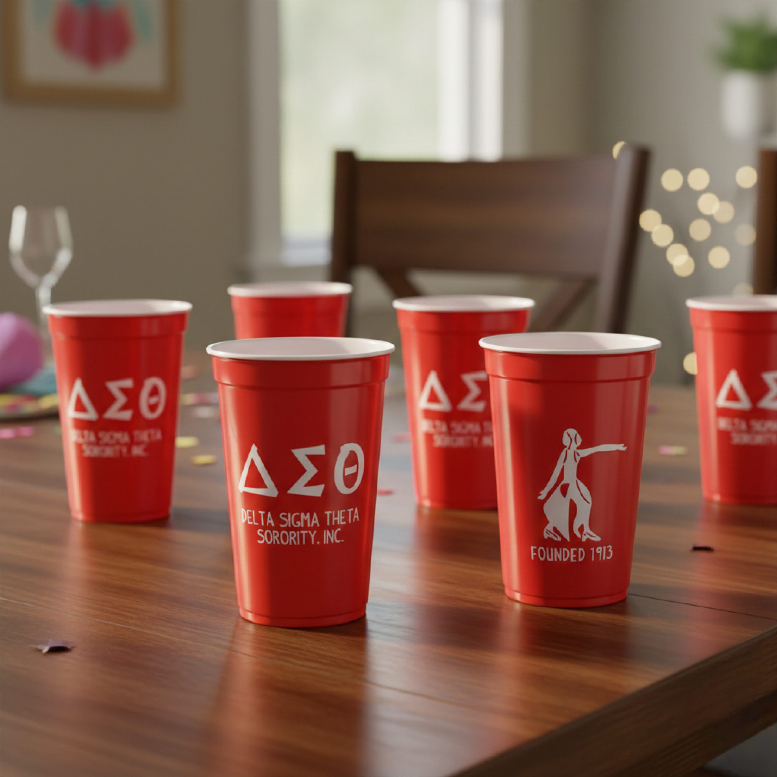 Delta Sigma Theta Drinking Cups