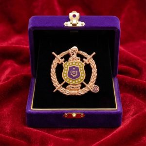 Omega Psi Phi shield pen