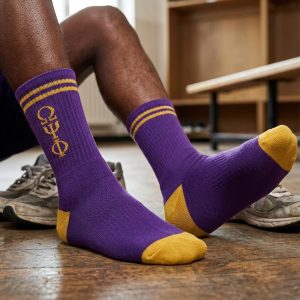 Omega Psi Phi Socks
