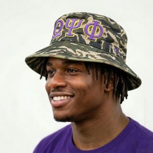 Omega camouflage bucket cap