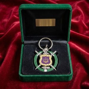 Omega Psi Phi Keychain