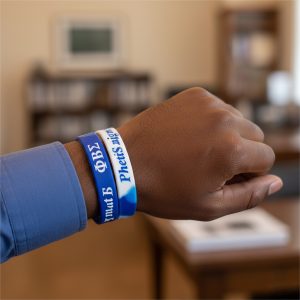 Phi Beta Sigma Silicon Wristbands