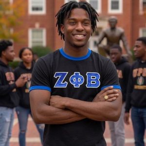 Zeta Phi Beta Black T-shirt
