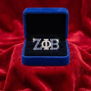 Zeta Phi Beta Crystal Pin