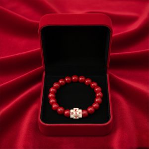 Kappa Alpha Psi Red Stone bracelet