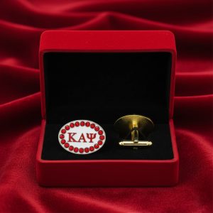 Kappa Alpha Psi Stone cufflinks